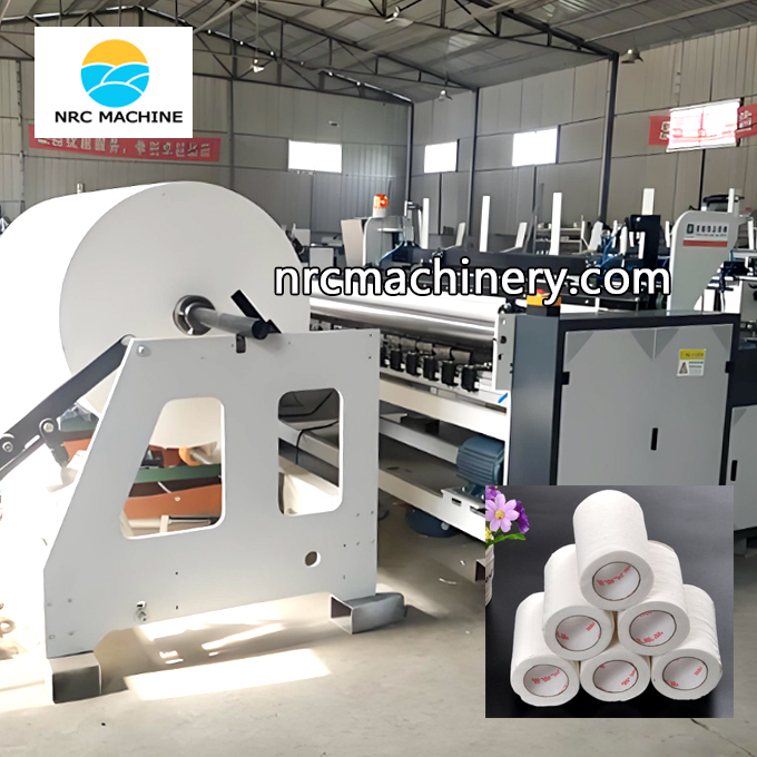 Sam Converting Machine Semi-automatic Paper Roll Converting Making Machine - NRC MACHINE