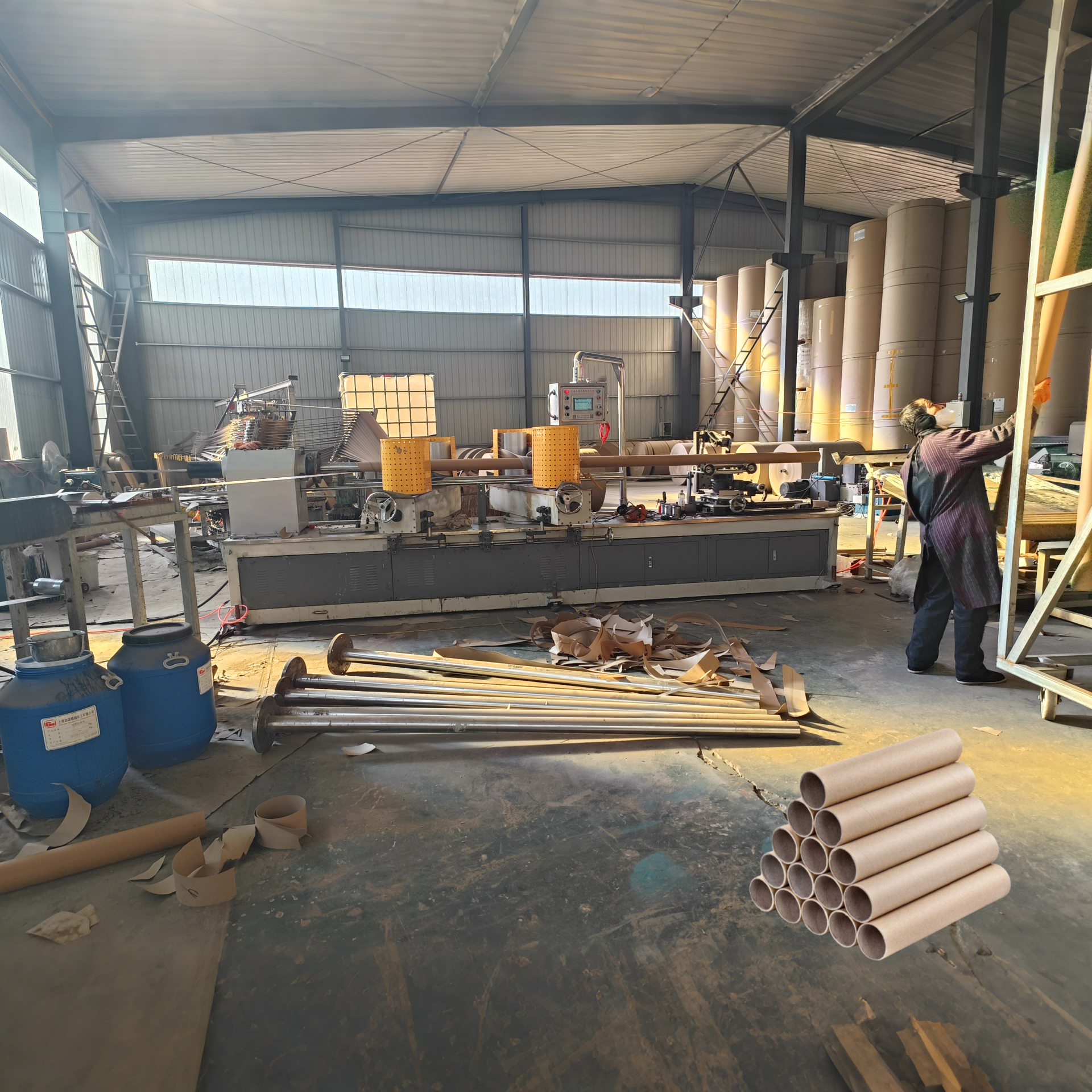Harrison Core Making Machine Stretch Film Paper Core Making Machine - NRC MACHINE