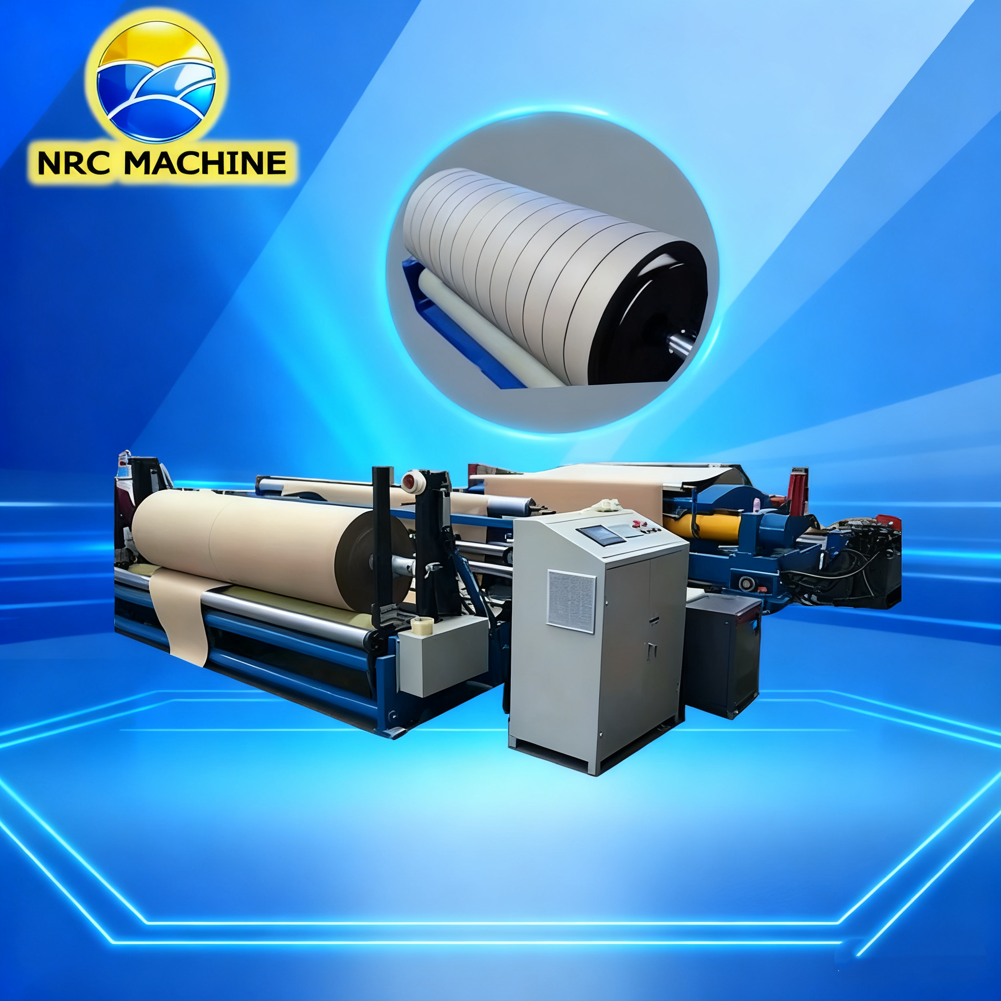 NRC1600 Jumbo Roll Slitter Paper Machines - NRC MACHINE